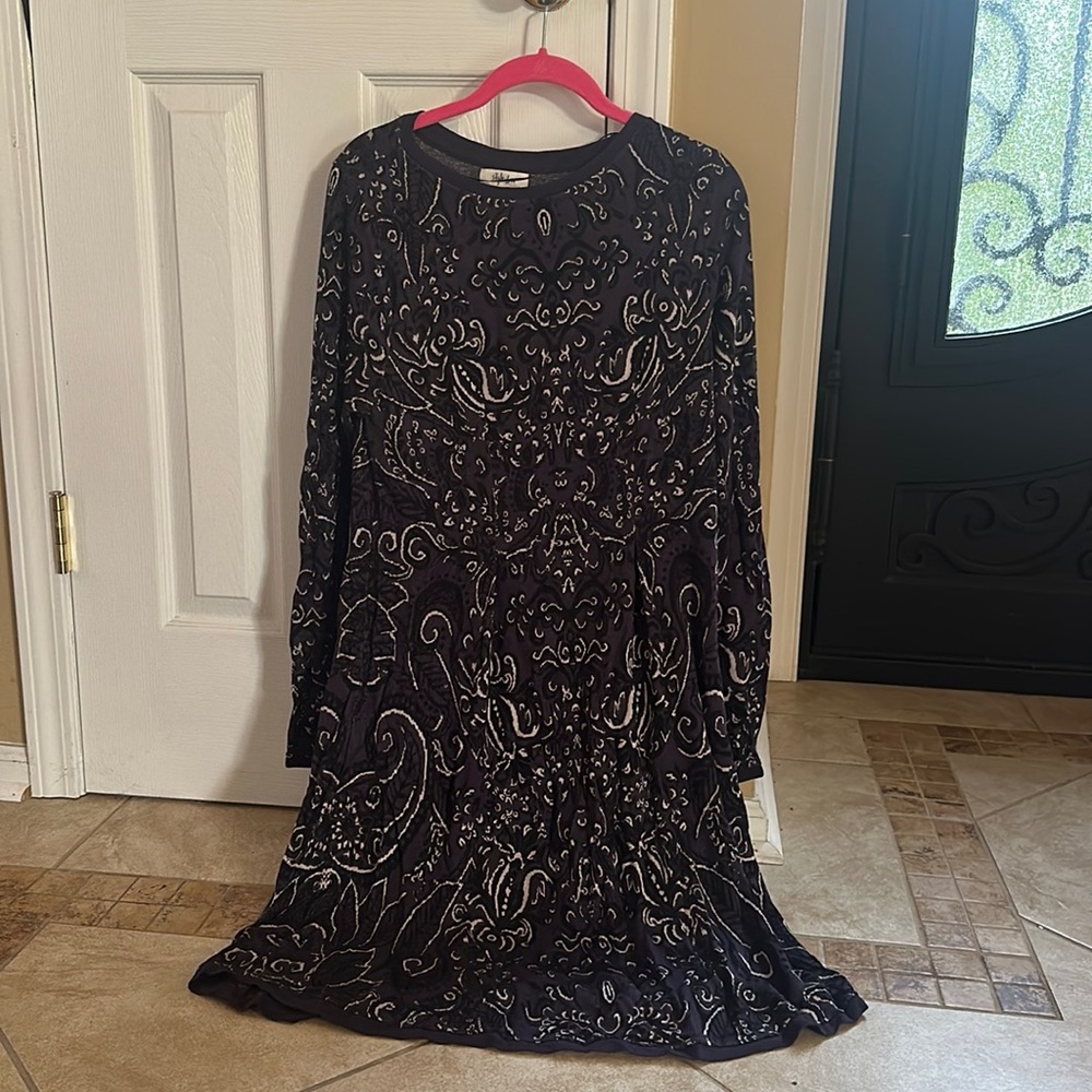 Women’s purple a-line dress, Style & Co., size large